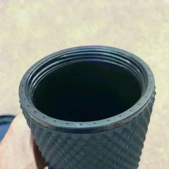 Starbucks 24 oz matte black studded spiked tumbler cold cup reusable iced venti - Picture 7 of 8